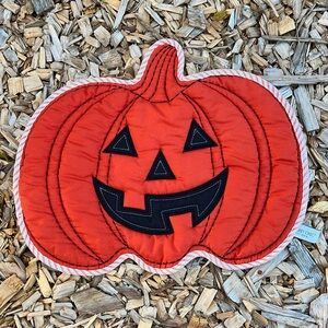 Shabby Chic Pumpkin Placemat (only one)